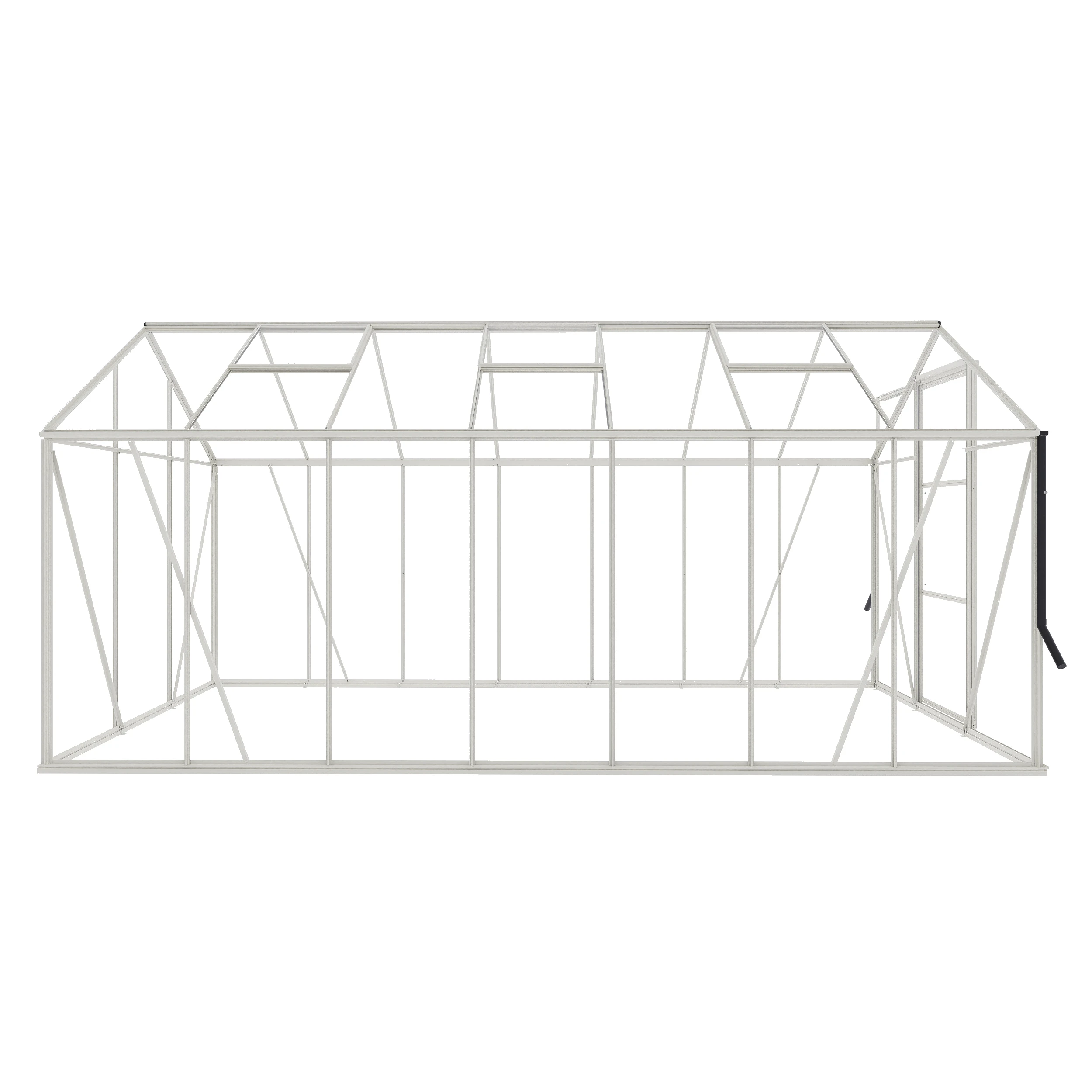 Royal Well Kate V Aluminium Tuinkas 192 x 436 cm Full Options Wit - Afbeelding 3