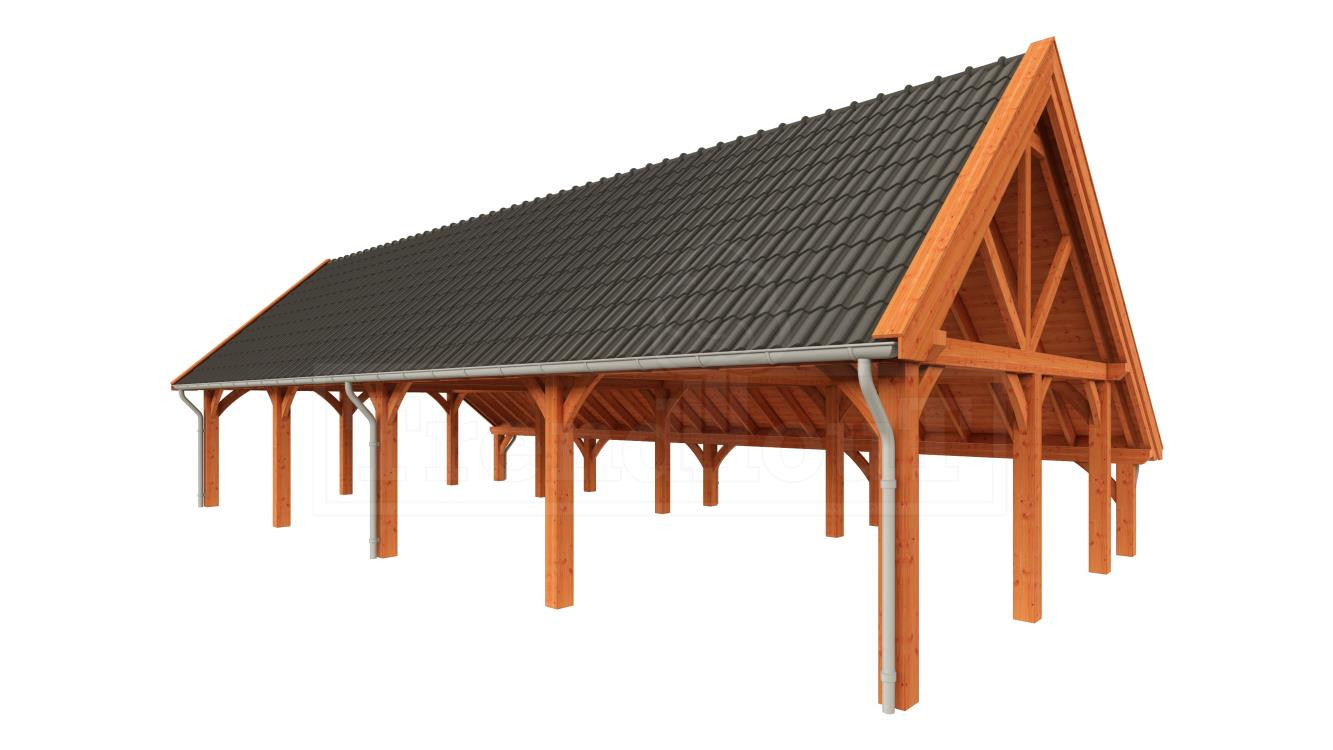 Trendhout Kapschuur De Hofstee XXL 1505 x 720 cm - Afbeelding 1