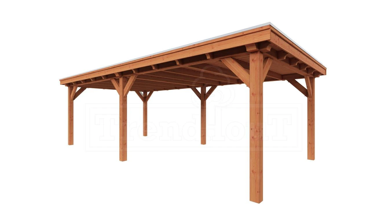 Trendhout Douglas Overkapping Siena 770 x 415 cm - Afbeelding 1