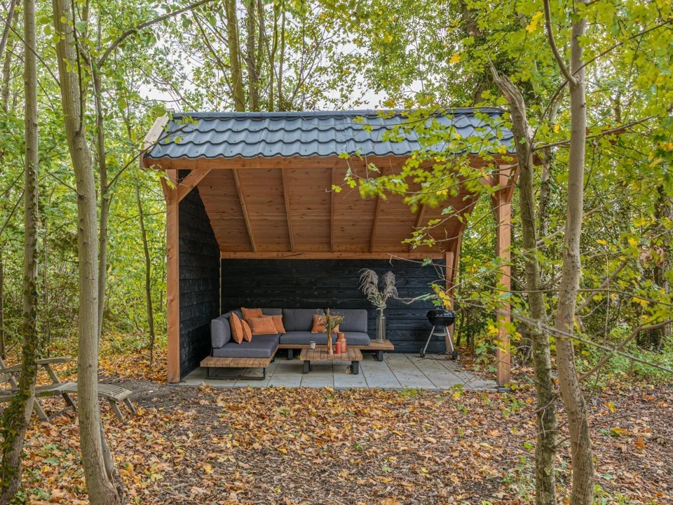 Douglas kapschuur, 600 x 300, met achterwand en zijwand, Westwood Comfort - Afbeelding 5