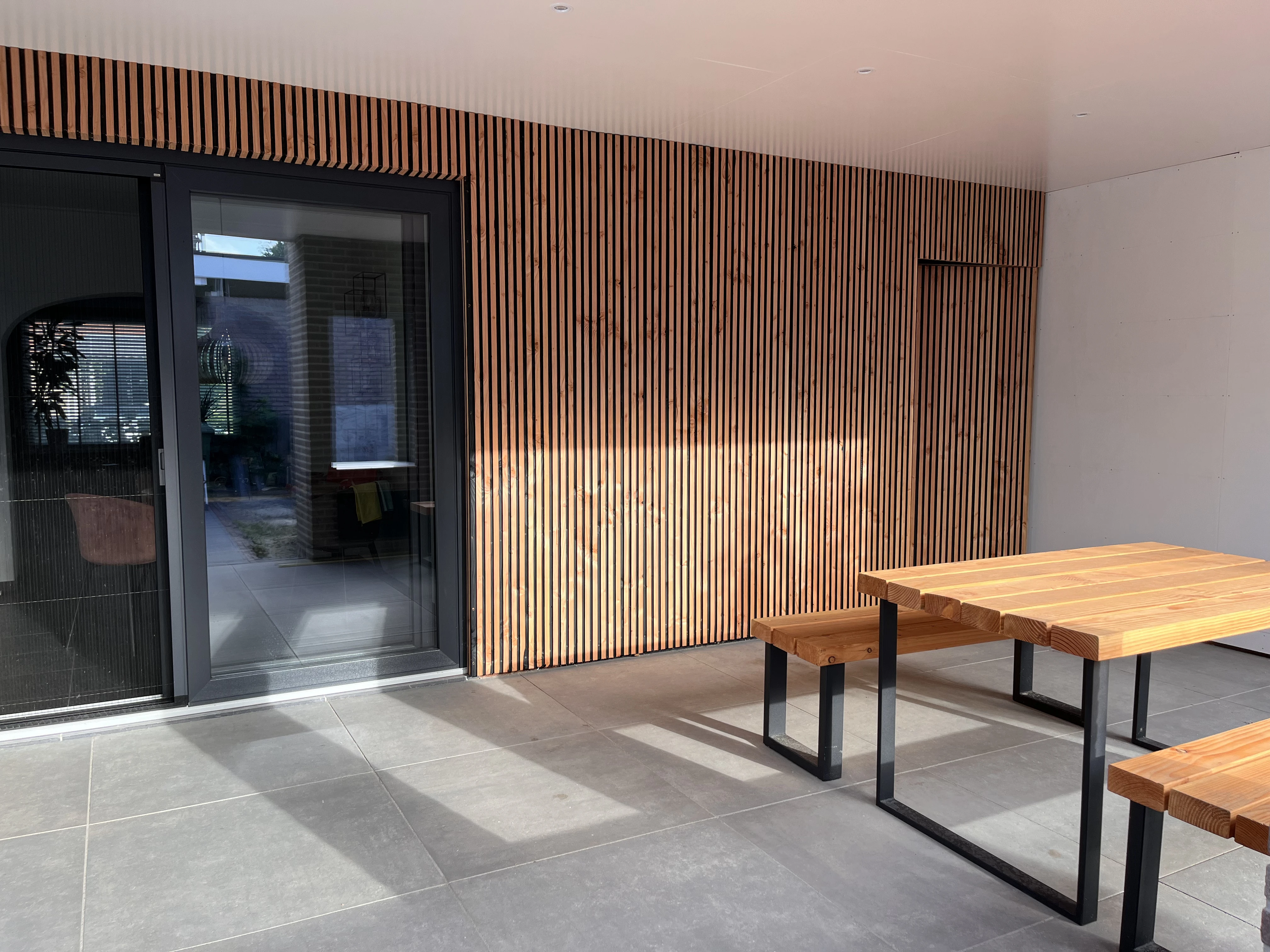 Douglas Rhombusprofielplank Triple 2.5 x 14 cm (25 x 140 mm) Zwart - Lengte 300 cm - Afbeelding 7