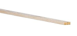 Tengel 1.1 x 3.8 cm (11 x 38 mm) - Lengte 330 cm - Afbeelding 1
