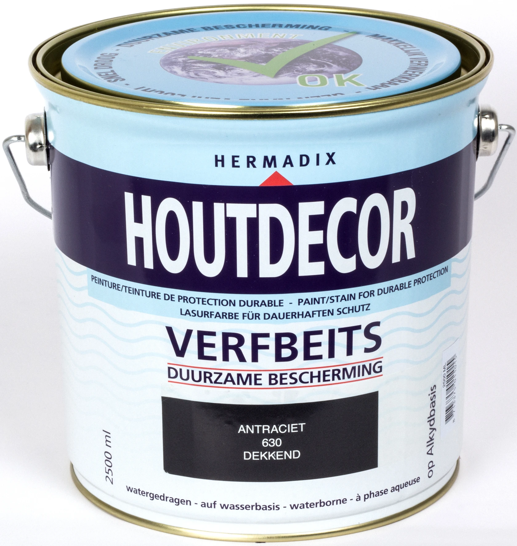 Hermadix Houtdecor 630 Antraciet 2,5 L - Afbeelding 3