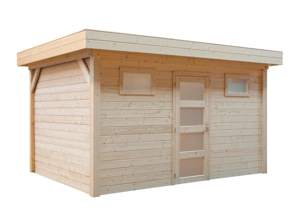 Vuren Tuinhuis Parelhoen 400 x 300 cm - Afbeelding 1