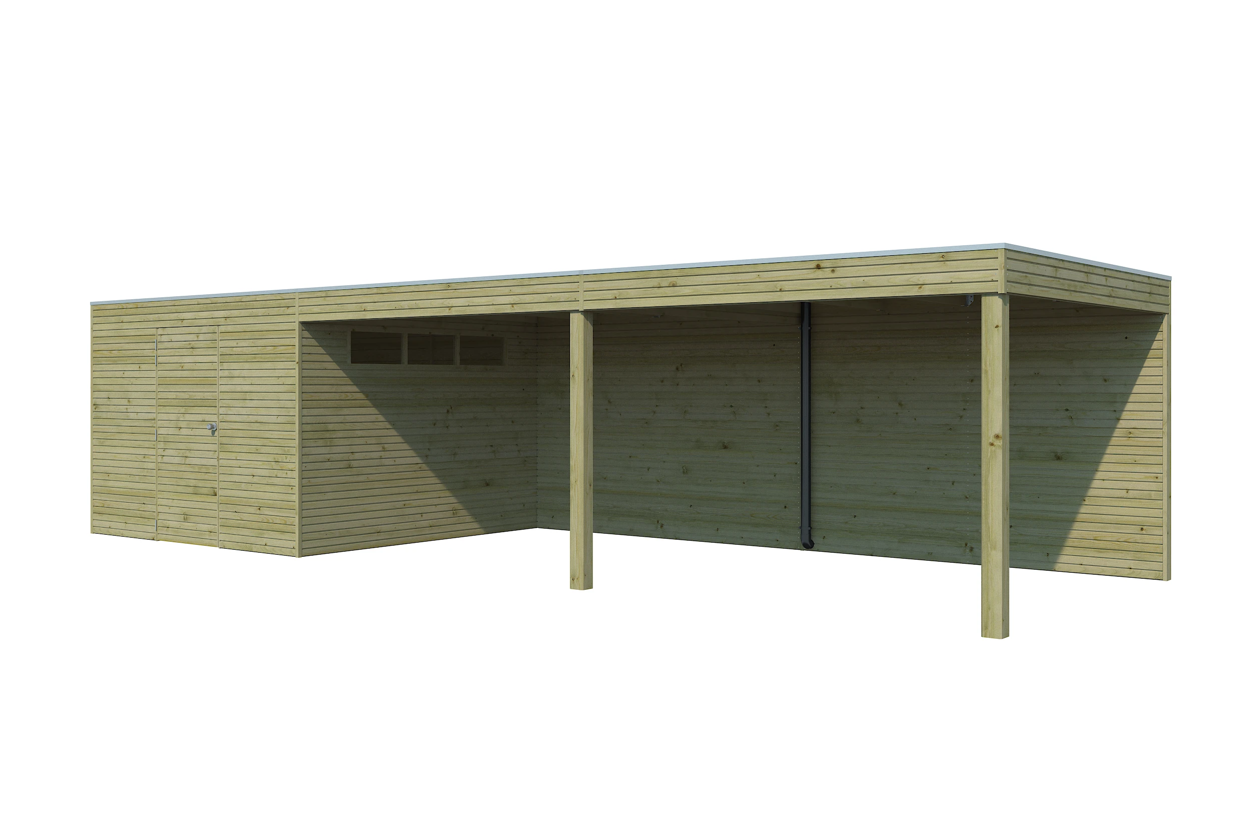 Woodlands Blokhut QBH2 900 x 300 cm - Afbeelding 5