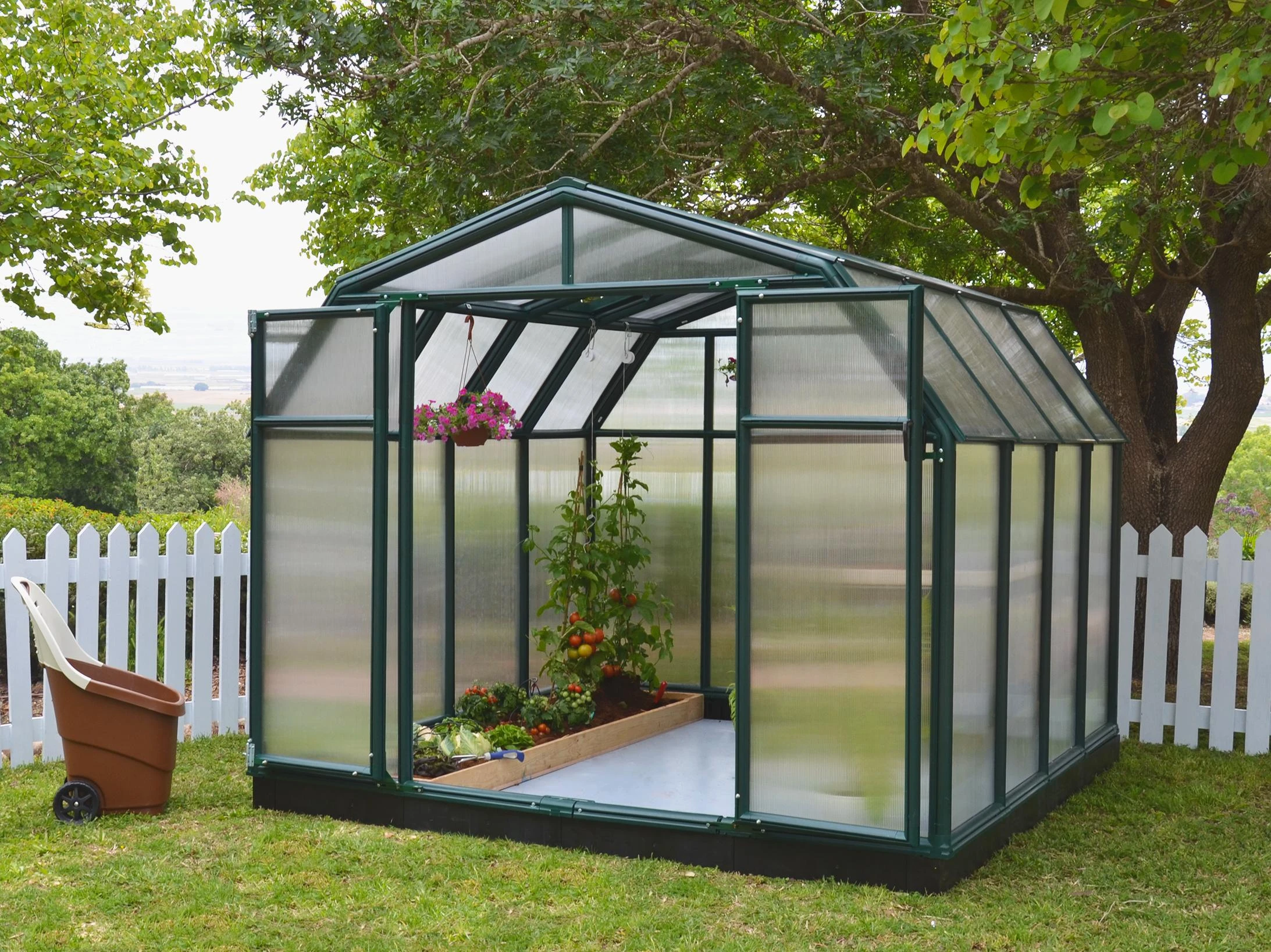 Palram Canopia Tuinkas Hobby Gardener 260 x 261 cm Groen - Afbeelding 1