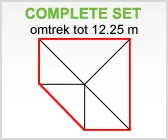 PVC Dakgoot Vijfhoekig Dak GD16 Bruin - Lengte 1225 cm - Afbeelding 6