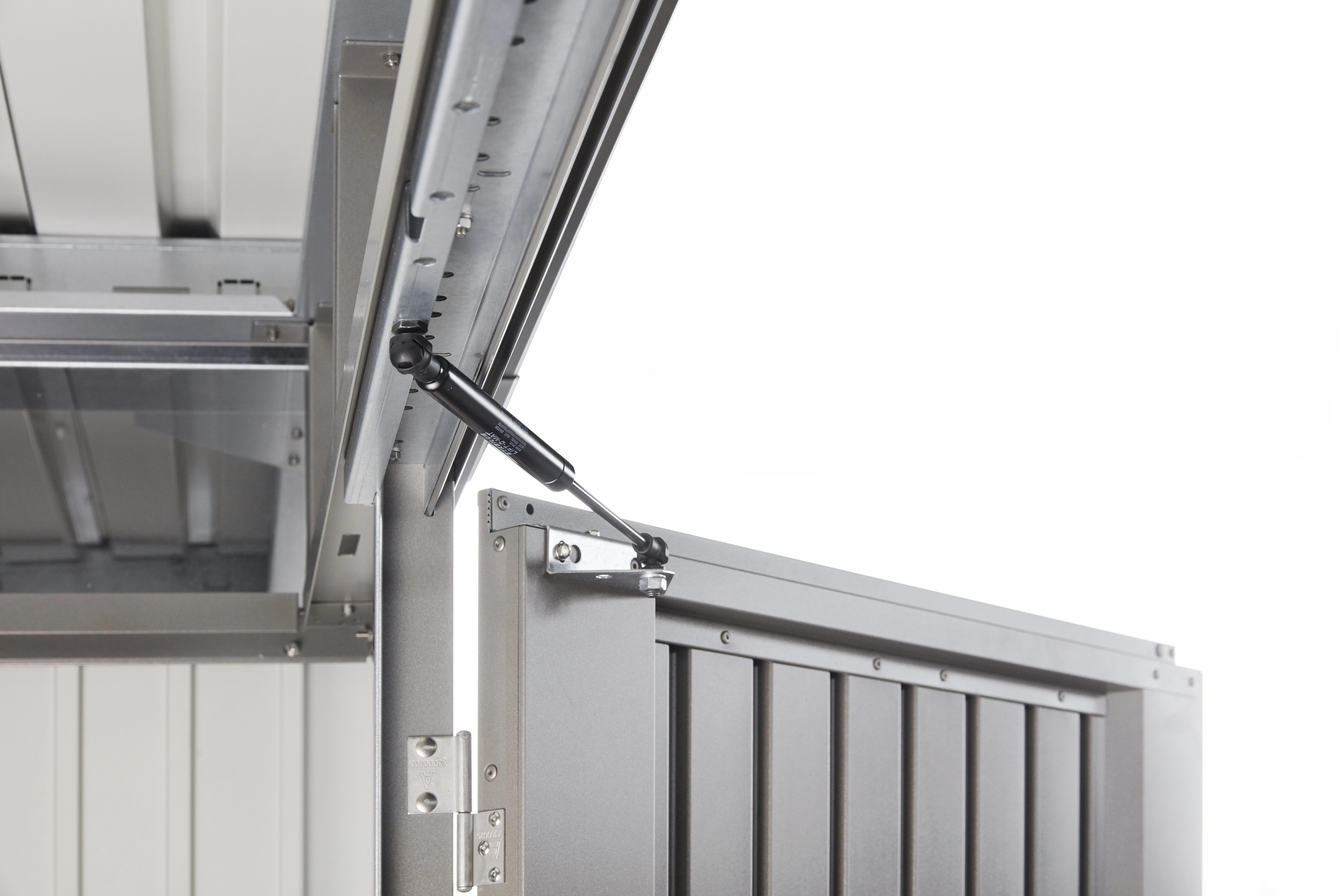 Biohort Berging Avantgarde met dubbele deur zilver 260 x 300 x 222 cm - Afbeelding 7