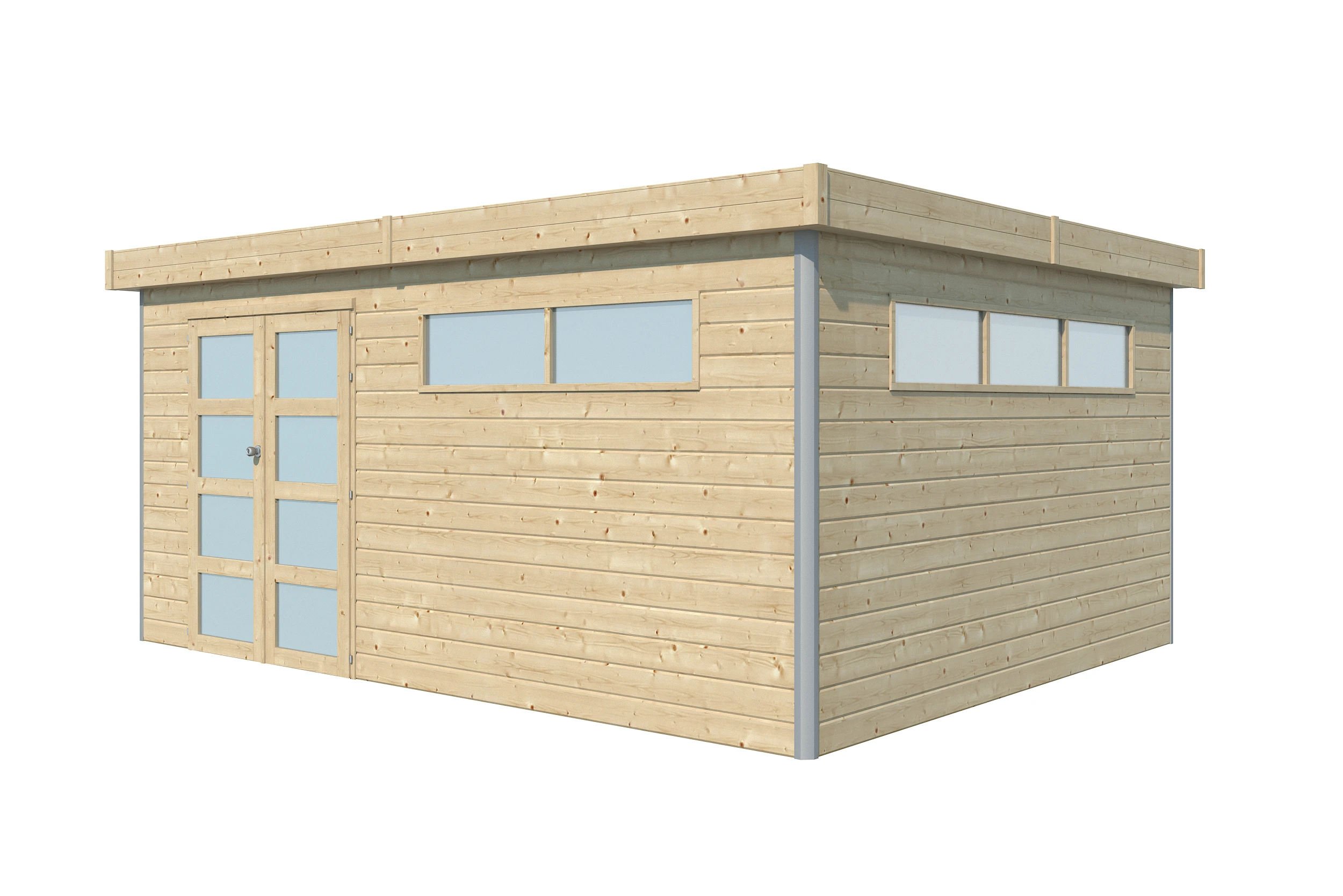 Woodlands Blokhut Kasuko Geïsoleerd 485 x 385 cm - Afbeelding 3