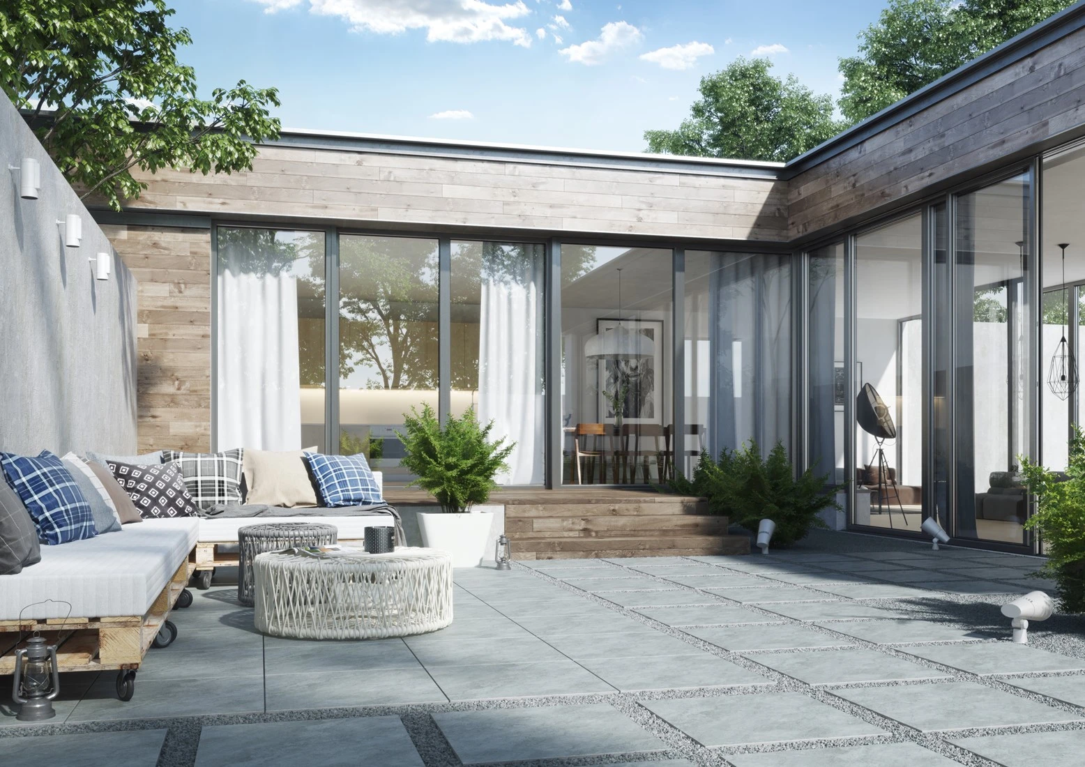 Gardenlux Keramische Tegel Ceramica Terrazza Limestone Grey 59.5 x 59.5 x 2 cm - Afbeelding 3