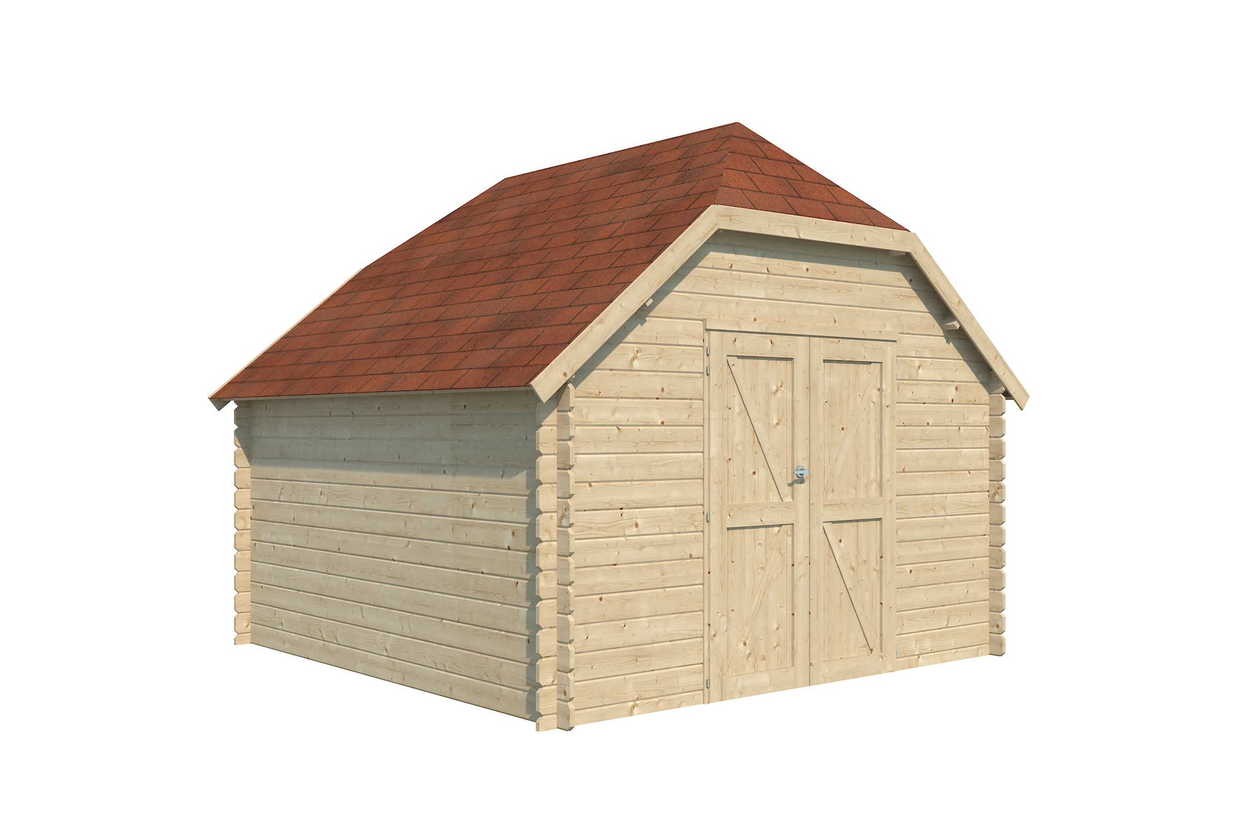 Woodlands Blokhut Oxford L 355 x 355 cm - Afbeelding 8
