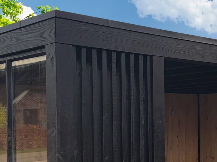 Douglas Louvre Scherm Verticaal 84.4 cm Onbehandeld - Lengte 220 cm - Afbeelding 2