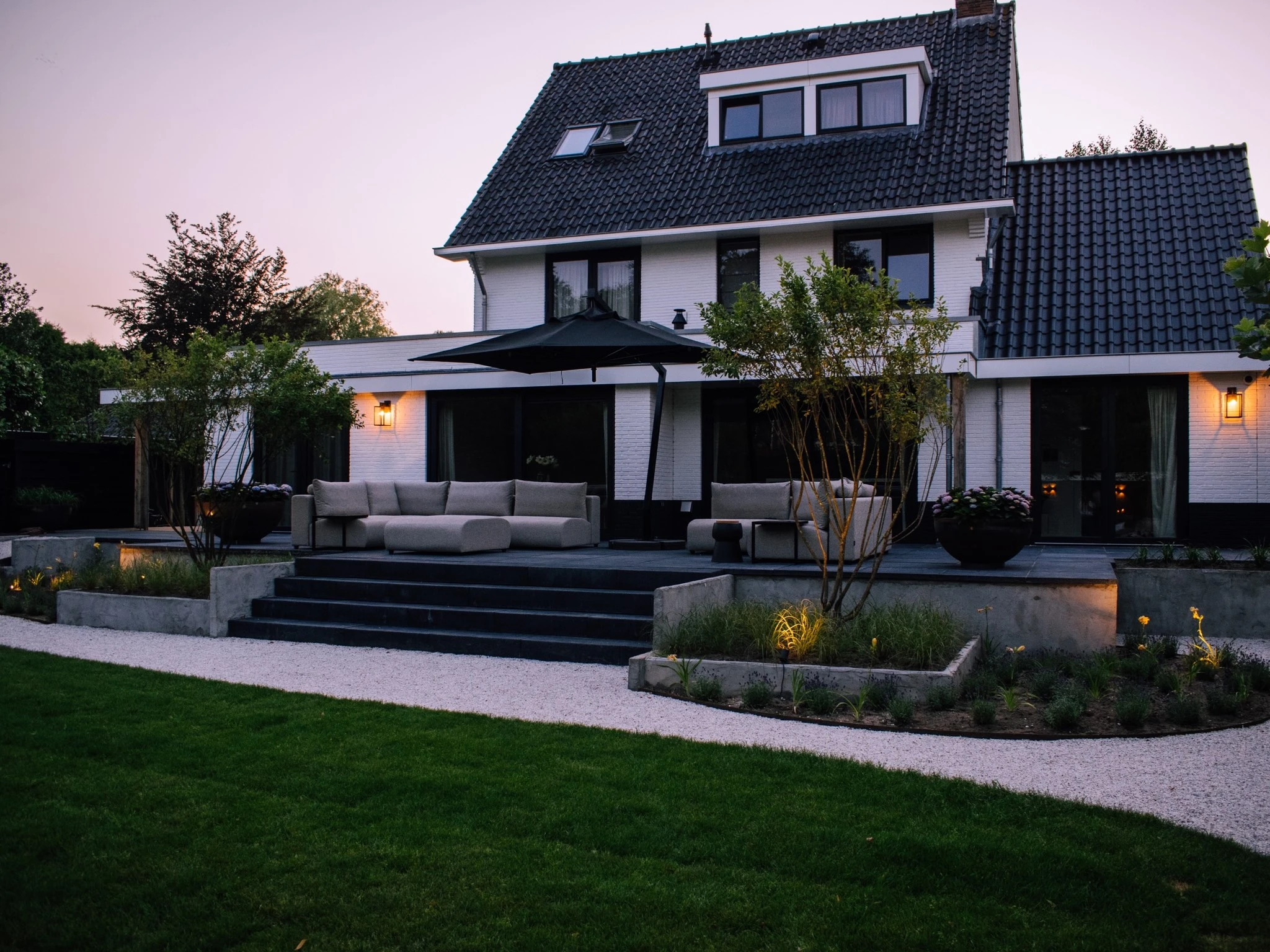 L-element Zwart 50 x 40 cm (500 x 400 mm) - Hoogte 60 cm - Afbeelding 3