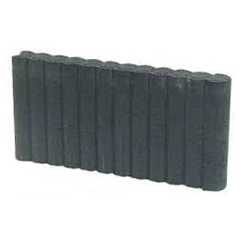 Excluton Mini Rondoband Palissade 6 x 40 x 50 cm Zwart - Afbeelding 1