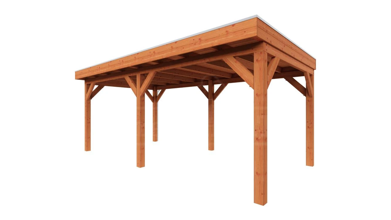 Trendhout Douglas Overkapping Refter 600 x 340 cm - Afbeelding 1