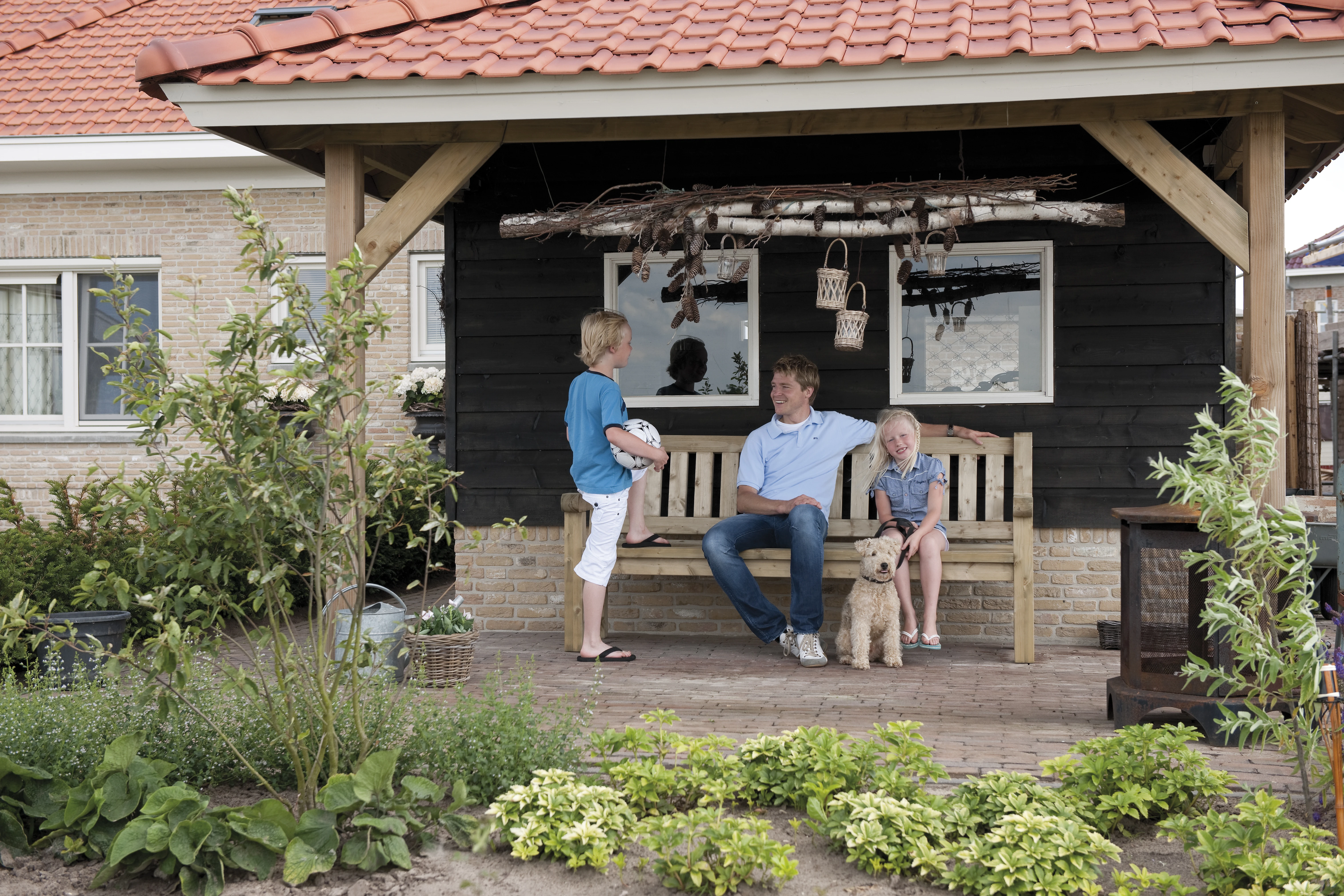 Bank Luuk 96 x 200 x 74 cm - Afbeelding 2