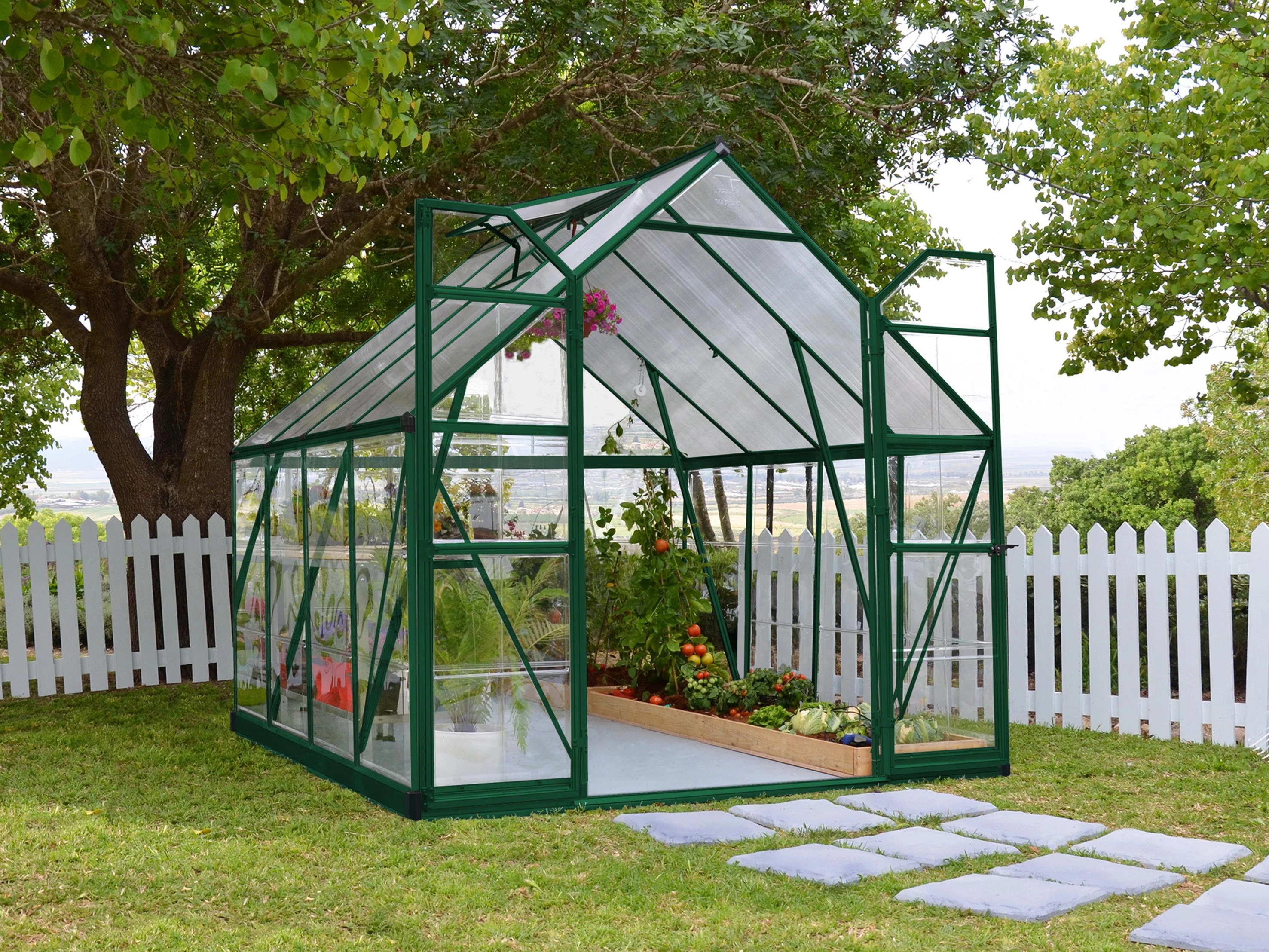 Palram Canopia Tuinkas Balance 244 x 247 cm Groen - Afbeelding 1