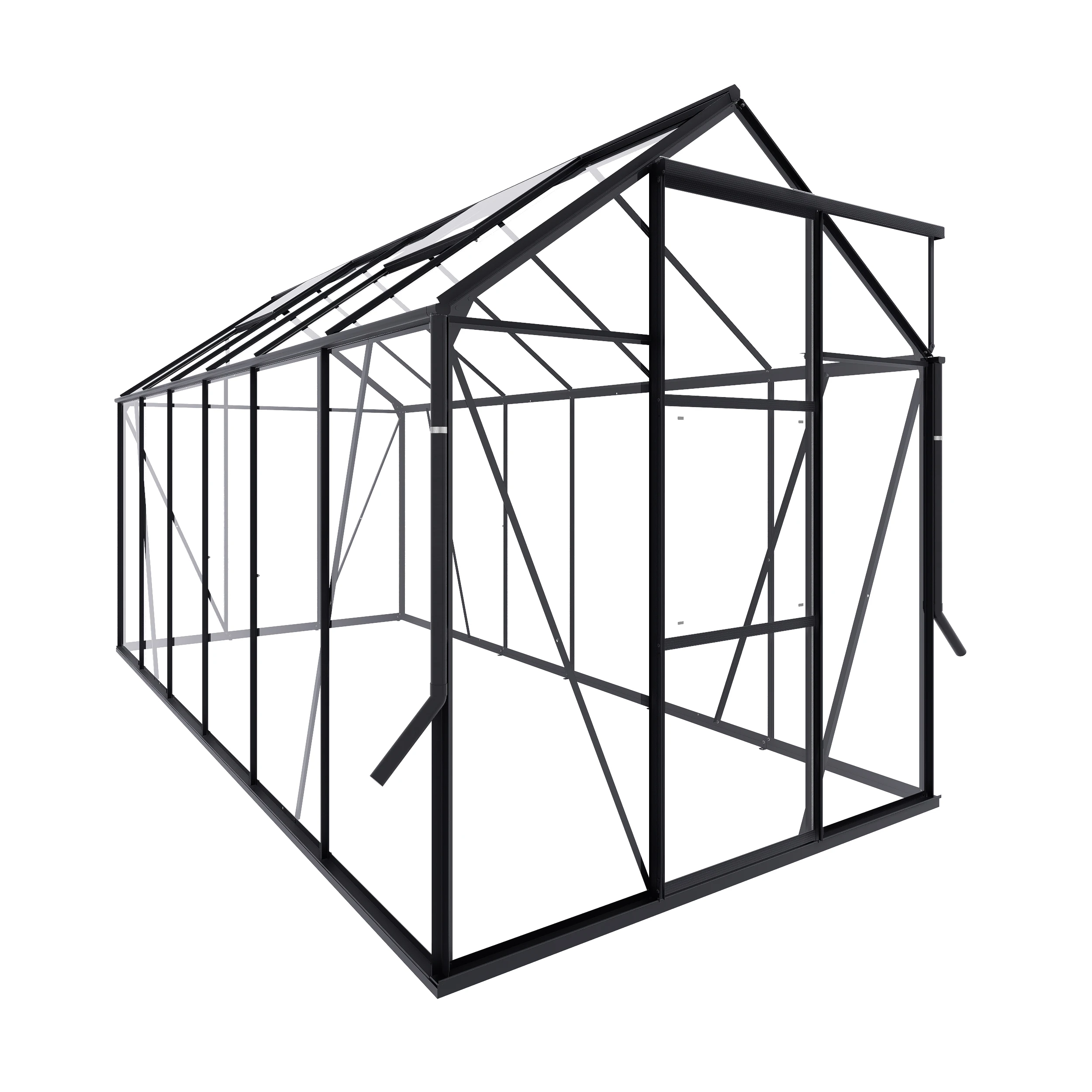 Royal Well Tuinkas Kate IV Full Options 192 x 375 cm Zwart - Afbeelding 2