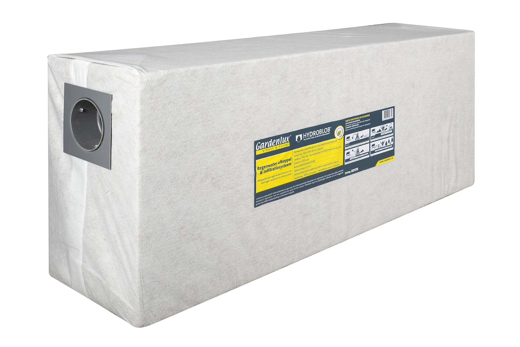 Gardenlux Hydroblob met buis BD340 120 x 30 x 100 cm - Afbeelding 1