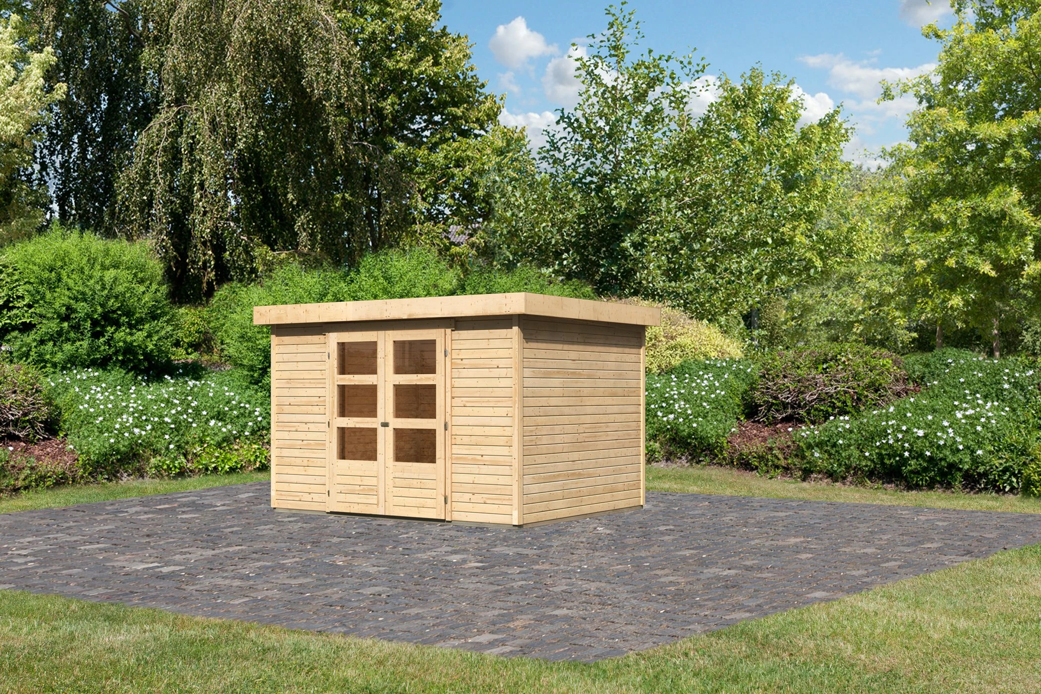 Karibu Tuinhuis Askola 5 330 x 262 cm - Afbeelding 3