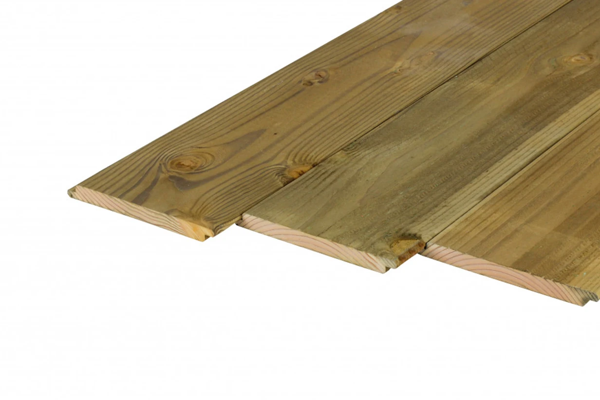 Douglas Sponningplank 1.8 x 19.5 cm (18 x 195 mm) Geïmpregneerd - Lengte 500 cm - Afbeelding 3