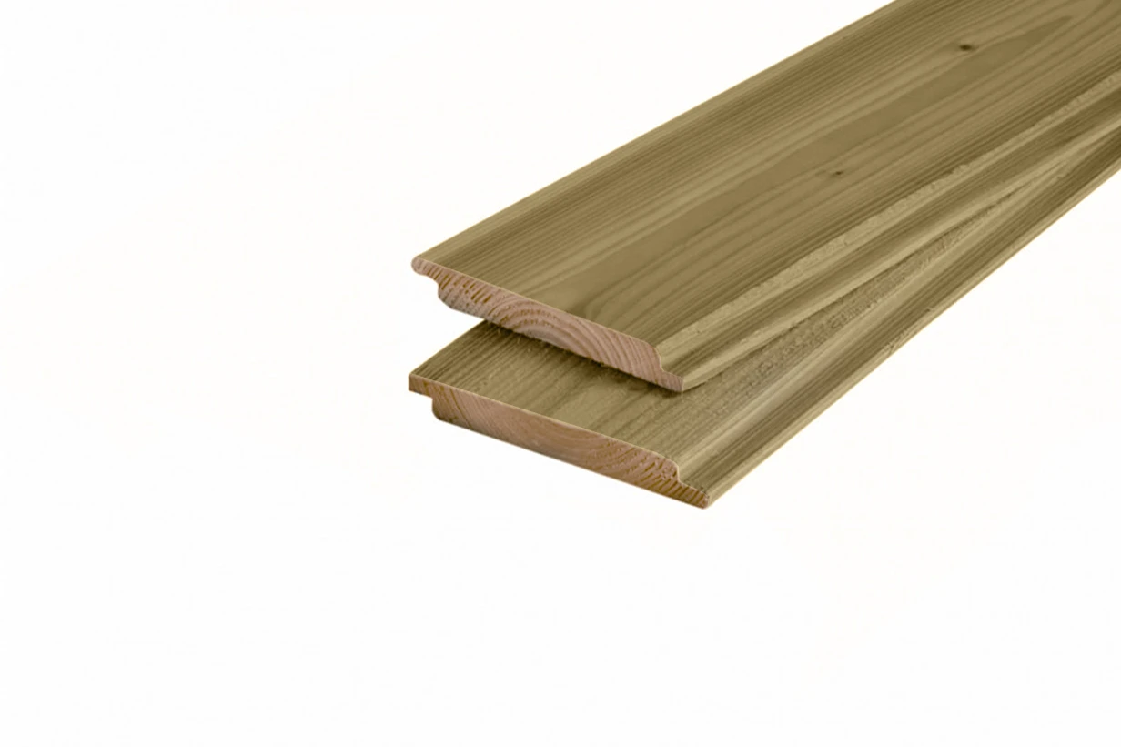 Douglas Halfhoutsrabat 1.8 x 15 cm (18 x 150 mm) Geschaafd Geïmpregneerd - Lengte 300 cm - Afbeelding 1