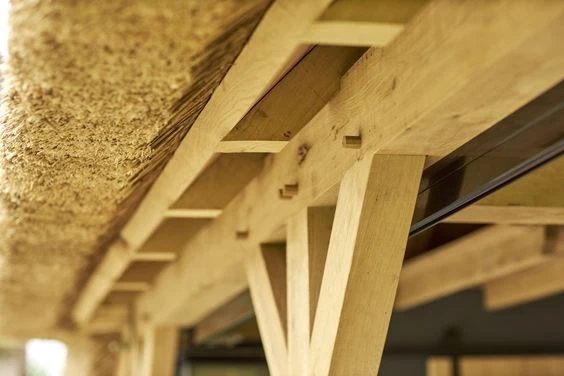 Eiken Paal 19 x 19 cm (190 x 190 mm) Geschaafd - Lengte 250 cm OP = OP - Afbeelding 3