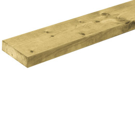 Vuren Plank 2.8 x 9.5 cm (28 x 95 mm) NE - Lengte 360 cm - Afbeelding 1