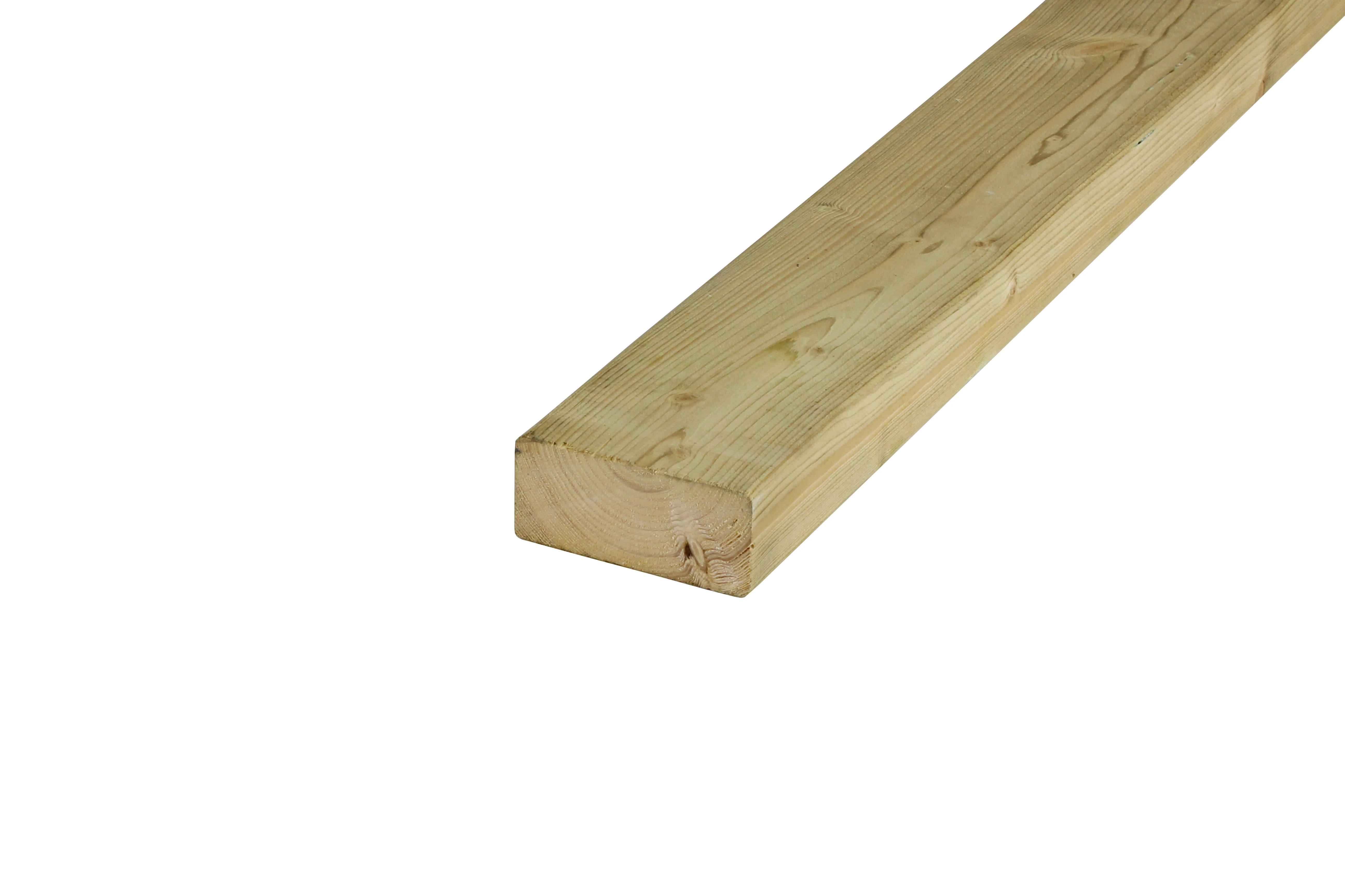 Vuren Regel 4.5 x 9.5 cm (45 x 95 mm) Geschaafd Geïmpregneerd - Lengte 480 cm - Afbeelding 4