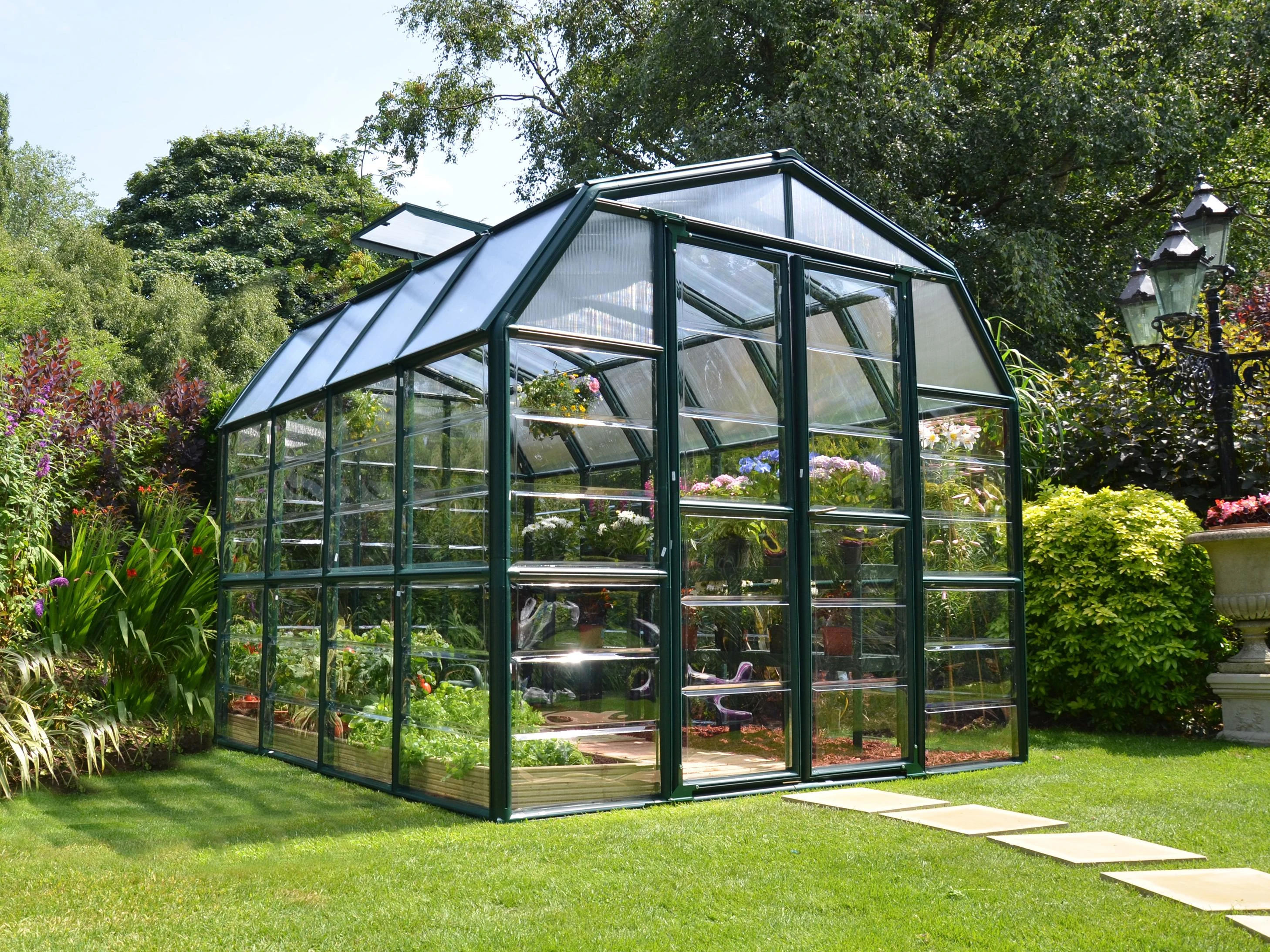 Palram Canopia Tuinkas Grand Gardener 259 x 264 cm Groen - Afbeelding 3