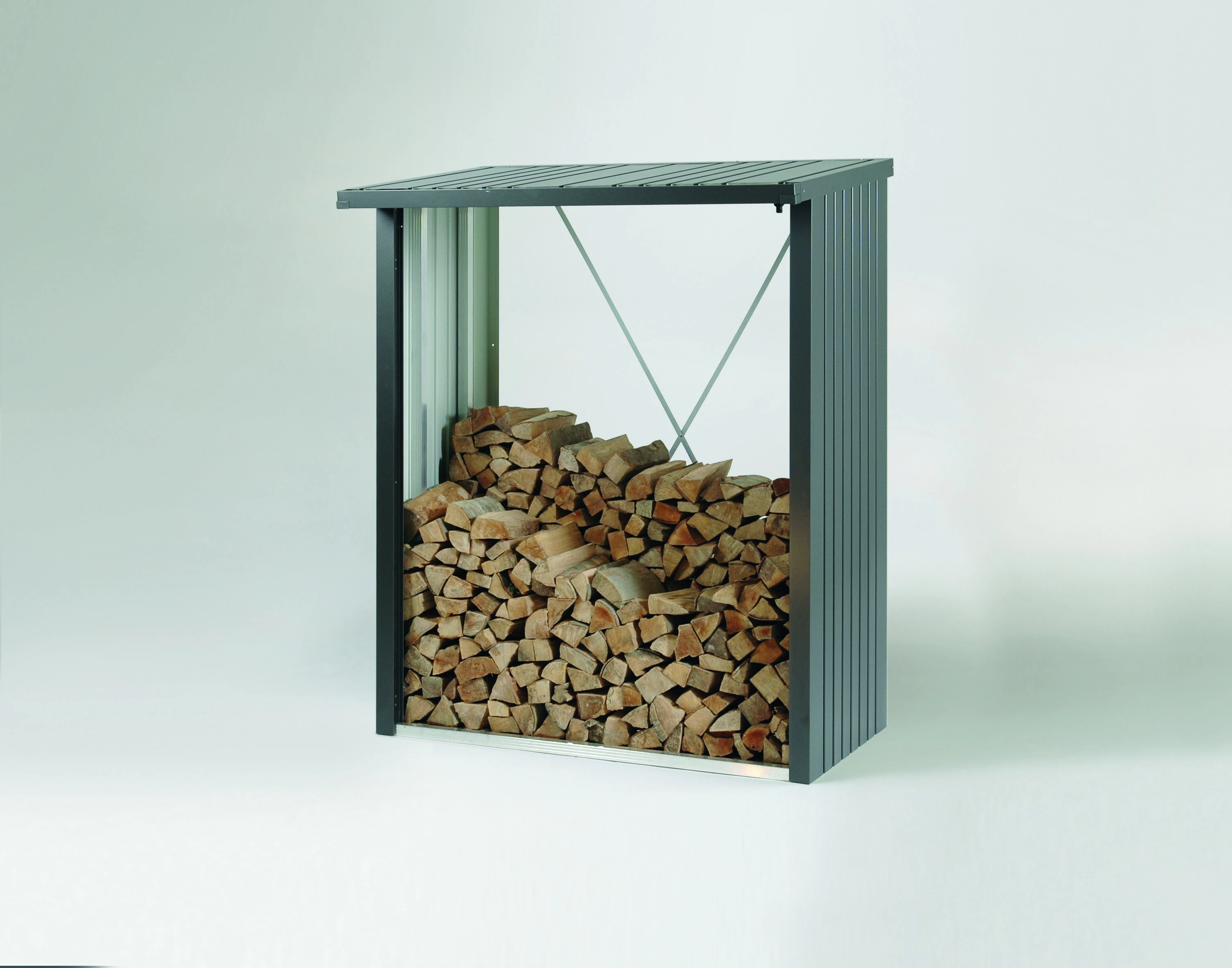Biohort Houtopslag Donkergrijs 145.5 x 102 x 199 cm - Afbeelding 2