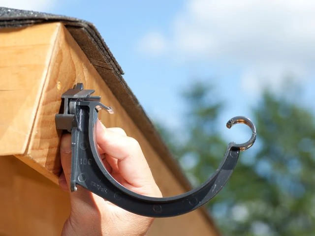 PVC Dakgoot Zadeldak E100 Verlengstuk Antraciet - Lengte 175 cm - Afbeelding 4