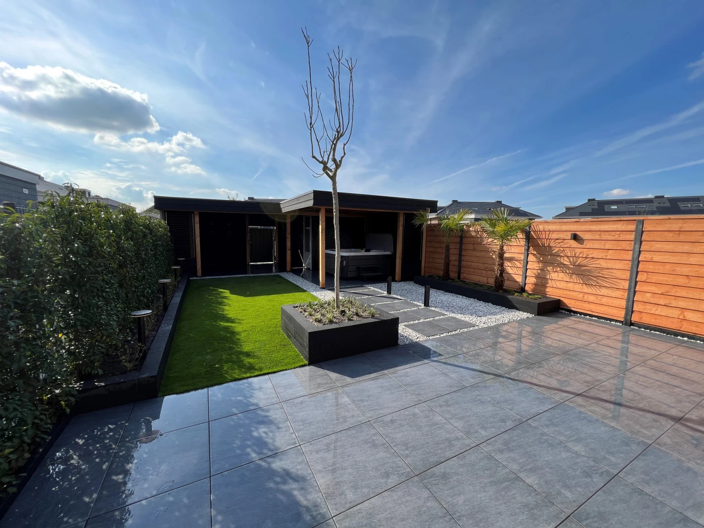 Keramische Tegel 4.8 x 60 cm (48 x 600 mm) Kera Twice Moonstone Piombo - Lengte 60 cm - Afbeelding 4