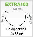 PVC Dakgoot Zadeldak E100 Wit 450-525 cm - Afbeelding 3