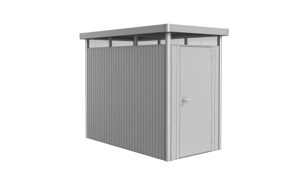 Biohort Berging Highline Enkele Deur Zilver 275 x 155 cm - Afbeelding 1