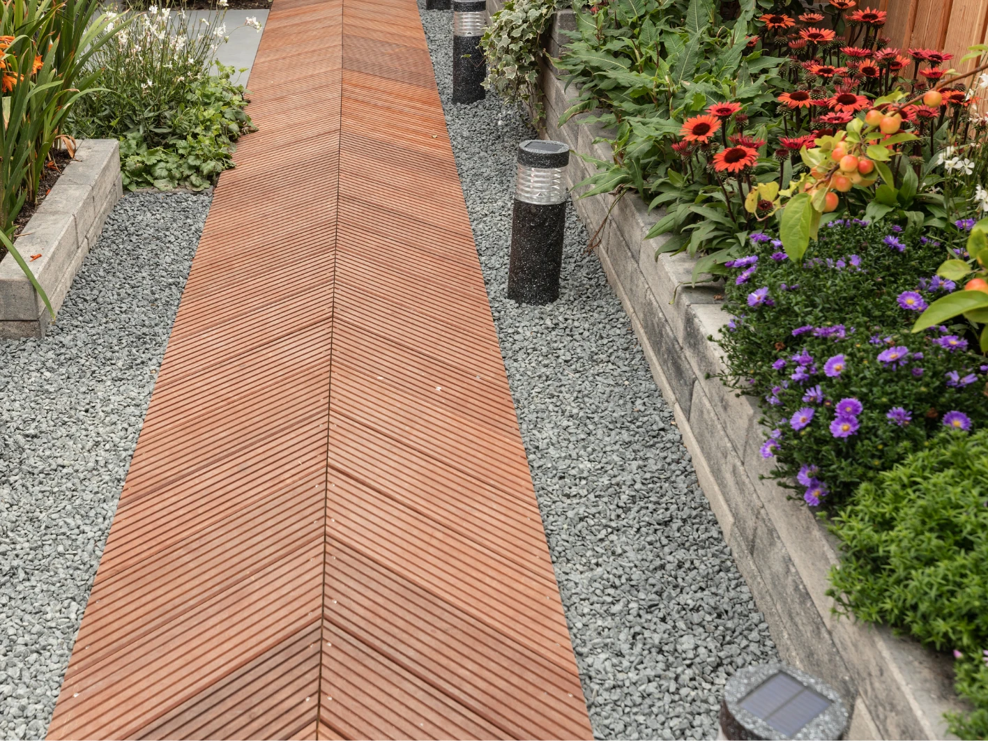 Bankirai Vlonderplank 2.1 x 14.5 cm (21 x 145 mm) Groef/Glad - Lengte 457 cm - Afbeelding 8