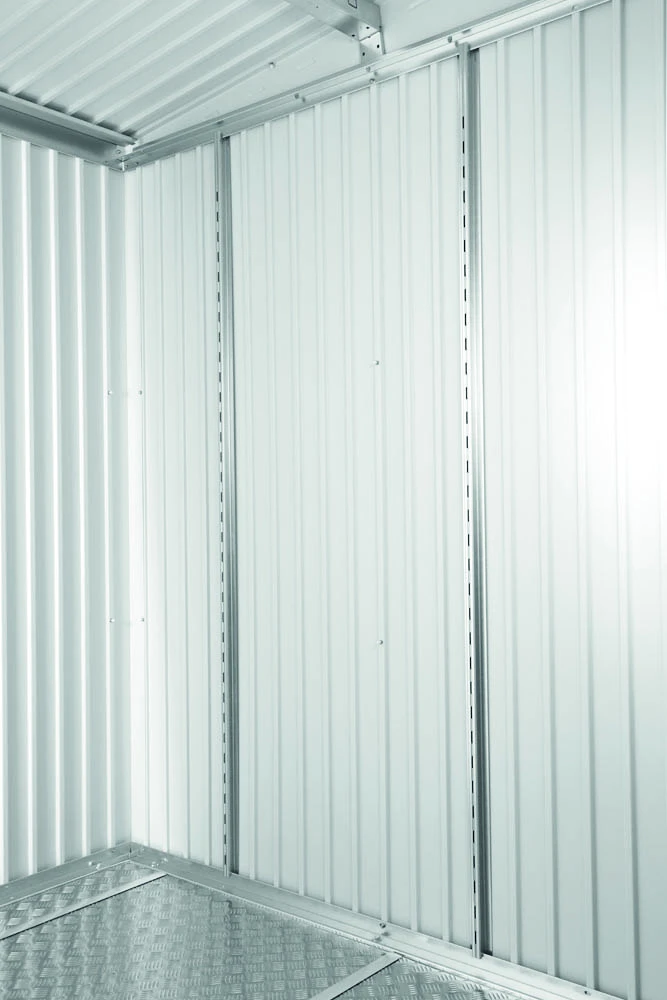 Biohort Berging Avantgarde Enkele Deur Zilver 180 x 260 x 218 cm - Afbeelding 4