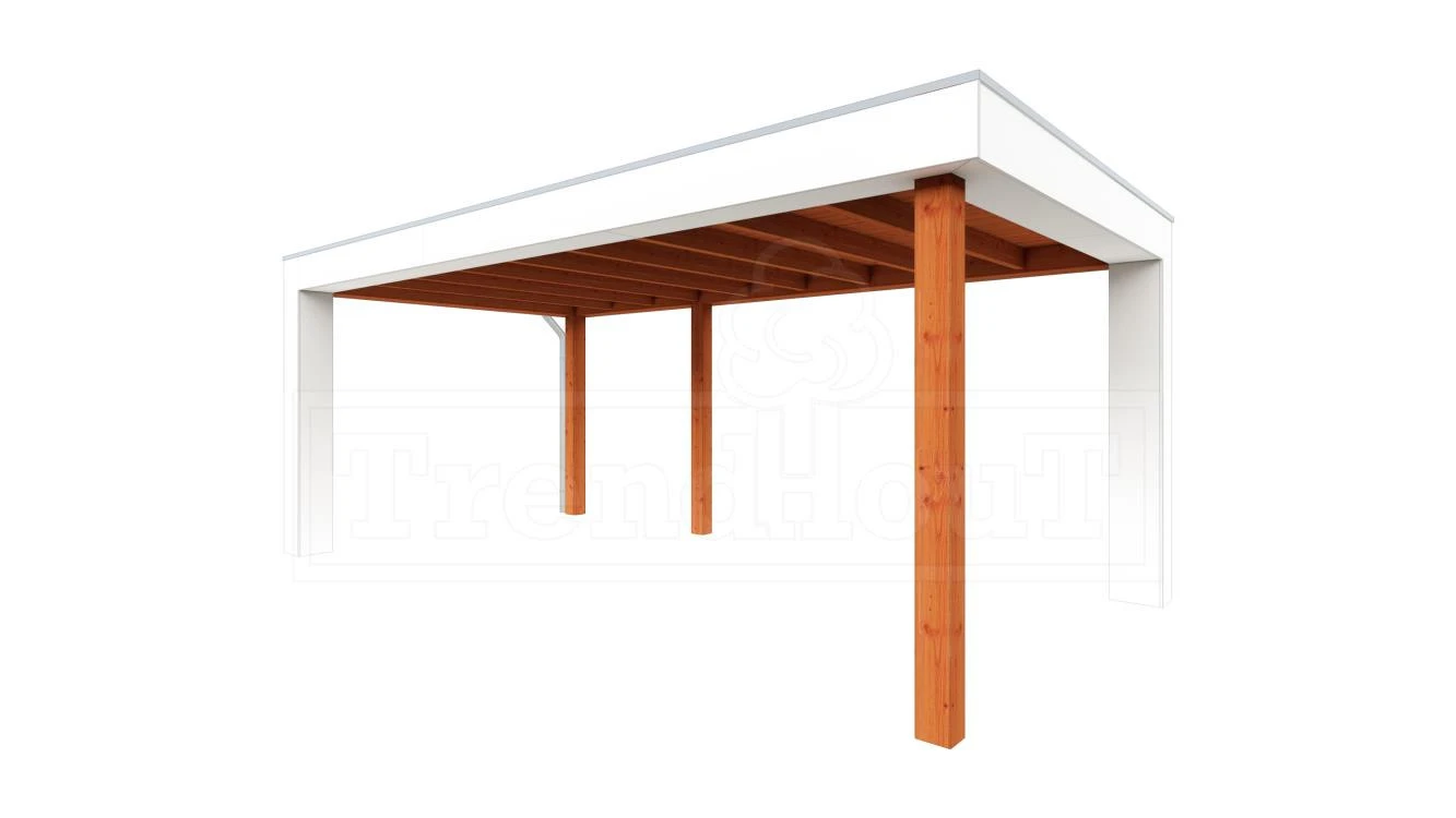 Trendhout Douglas Overkapping Verona Links 575 x 335 cm - Afbeelding 1