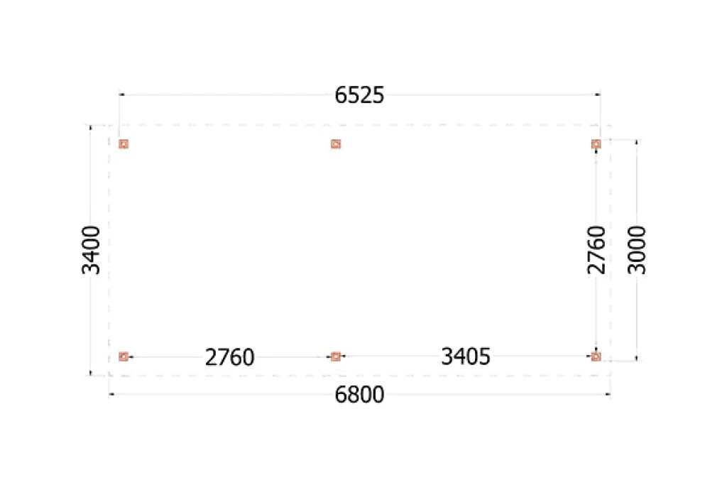 Trendhout Kapschuur De Deel - 680 x 340 cm - Afbeelding 2