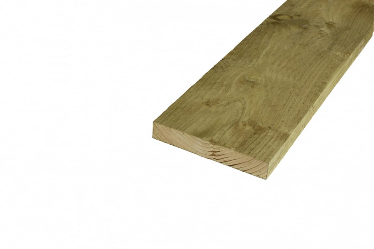 Douglas Potdekselplank 3.2 x 20 cm (32 x 200 mm) Fijnbezaagd geïmpregneerd - Lengte 300 cm - Afbeelding 2