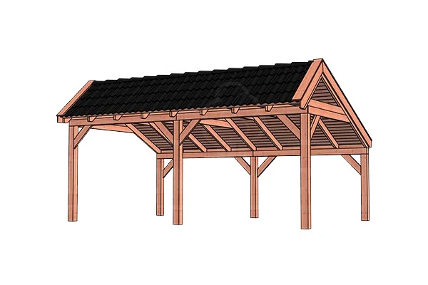 Trendhout Douglas Kapschuur De Stee 600 x 425 cm - Afbeelding 1