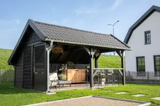 Douglas Kapschuur, 750 x 400, met achterwand en twee zijwanden, Westwood Deluxe - Afbeelding 2