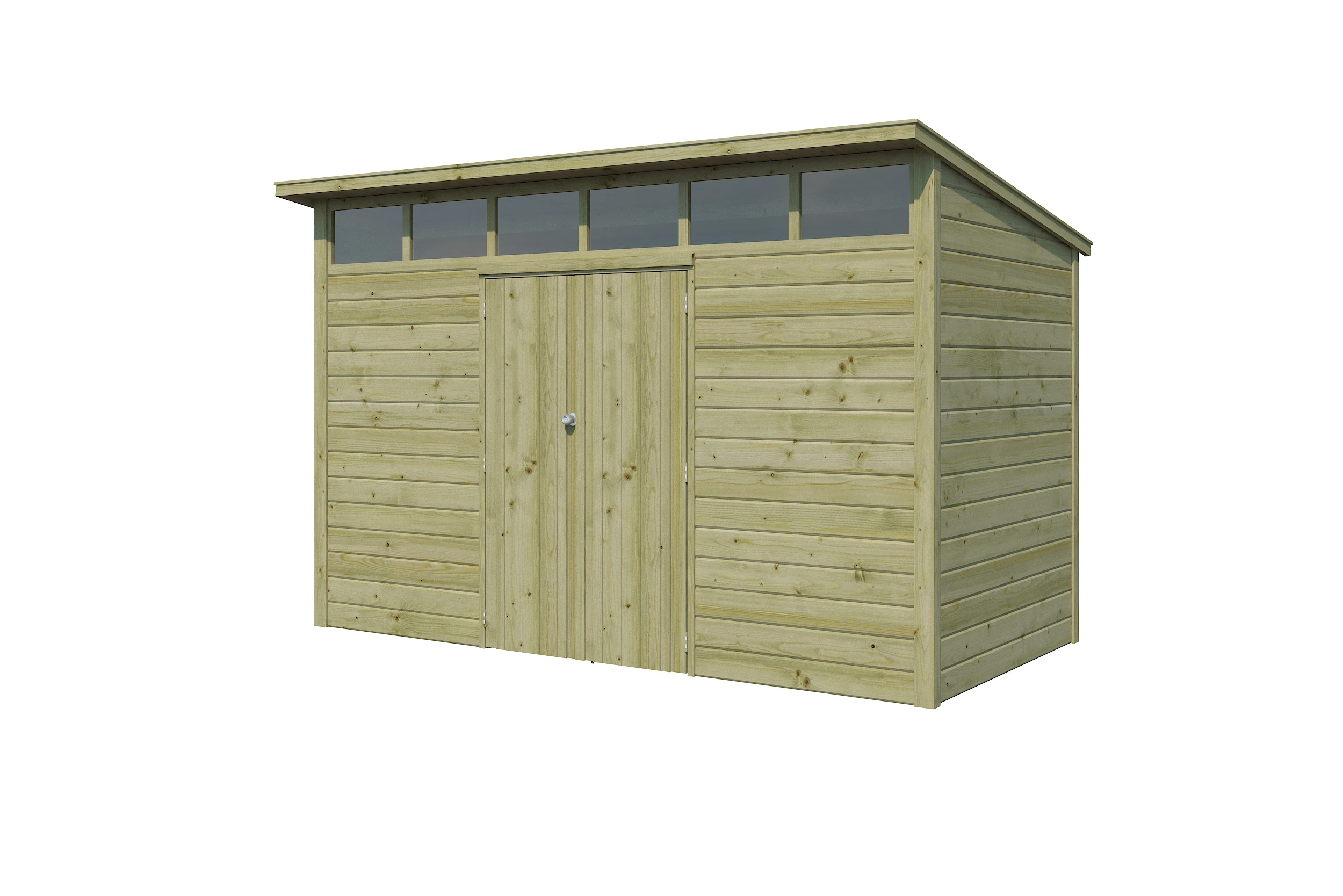 Woodlands Blokhut Q Line Groen Geïmpregneerd 360 x 180 cm - Afbeelding 7