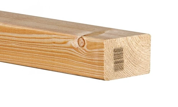 Vuren Regel 4.4 x 7 cm (44 x 70 mm) Geschaafd - Lengte 420 cm - Afbeelding 1