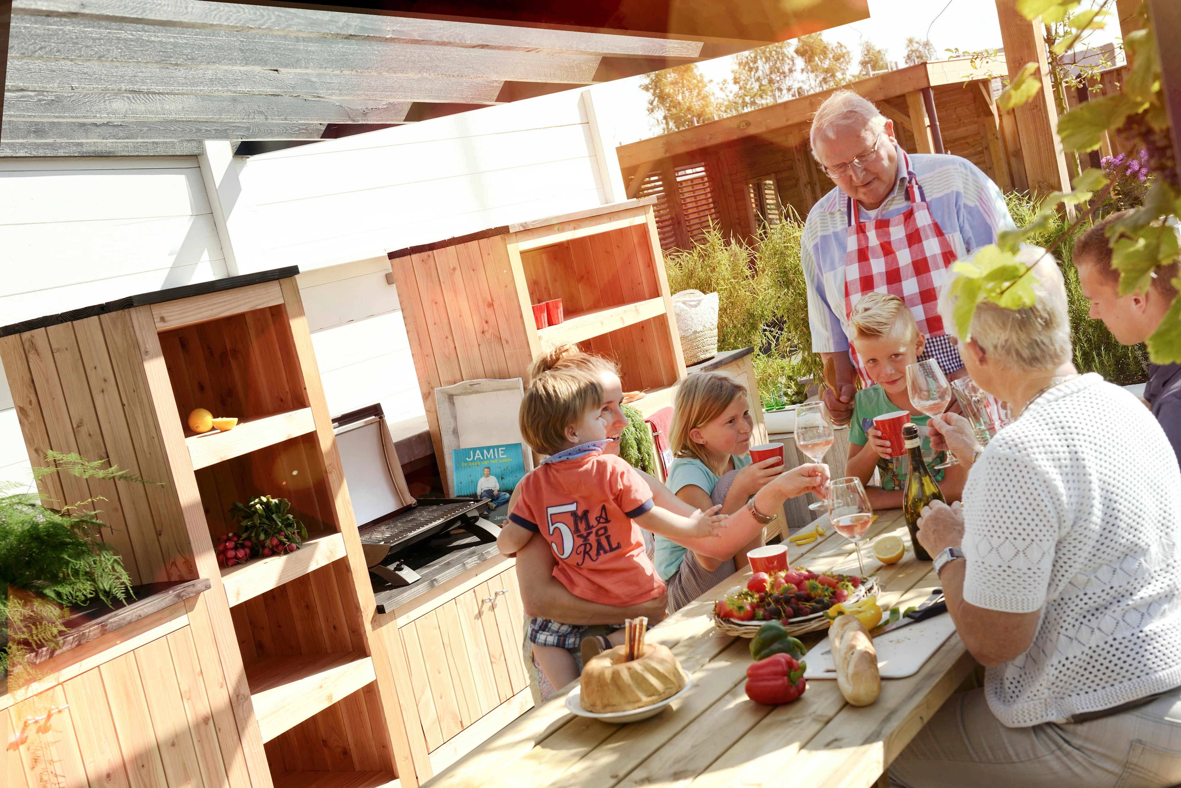 Douglas Buitenkeuken met deur 90 x 61 x 56 cm - Afbeelding 2