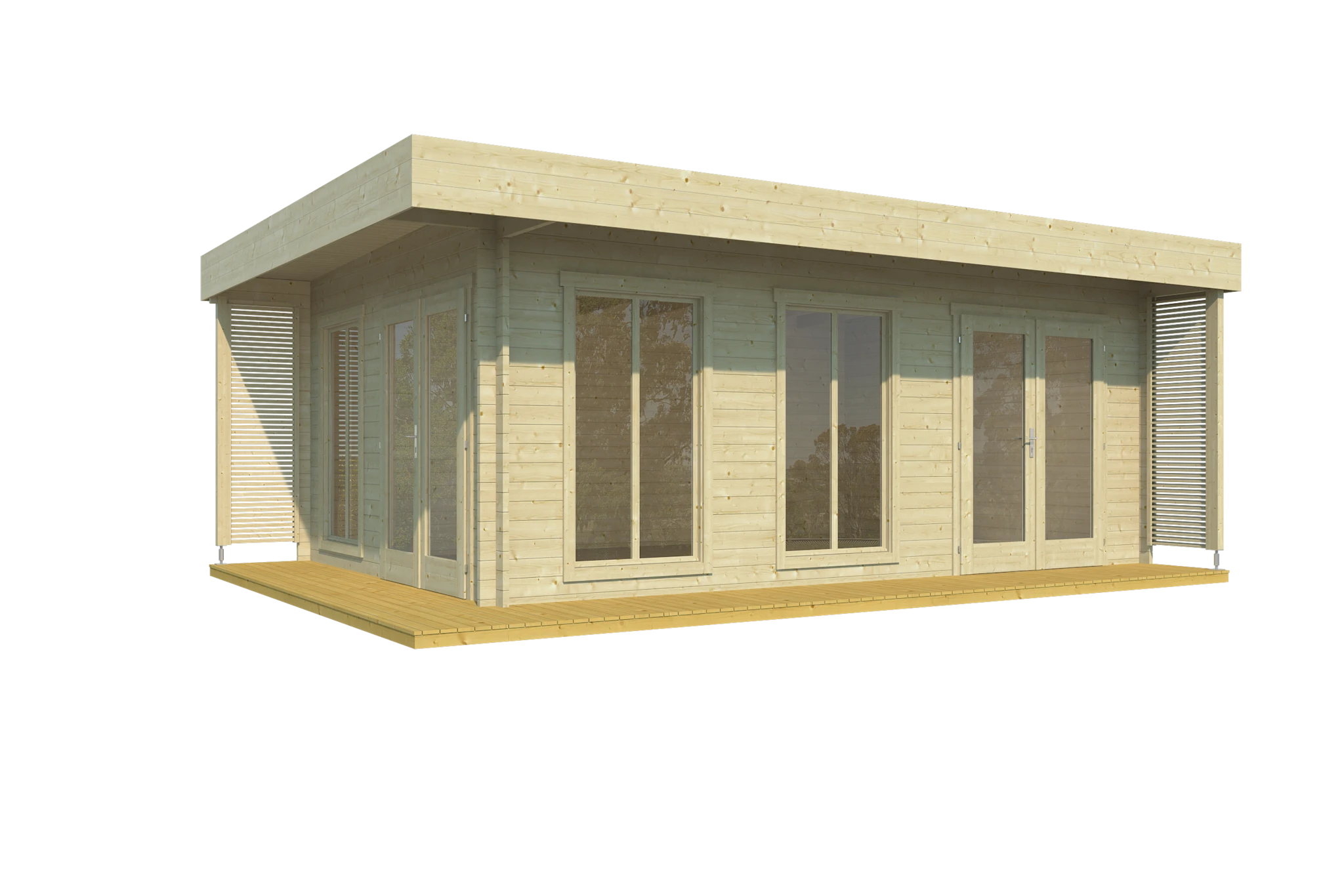 Blokhut Dominica 570 x 380 cm - Afbeelding 1