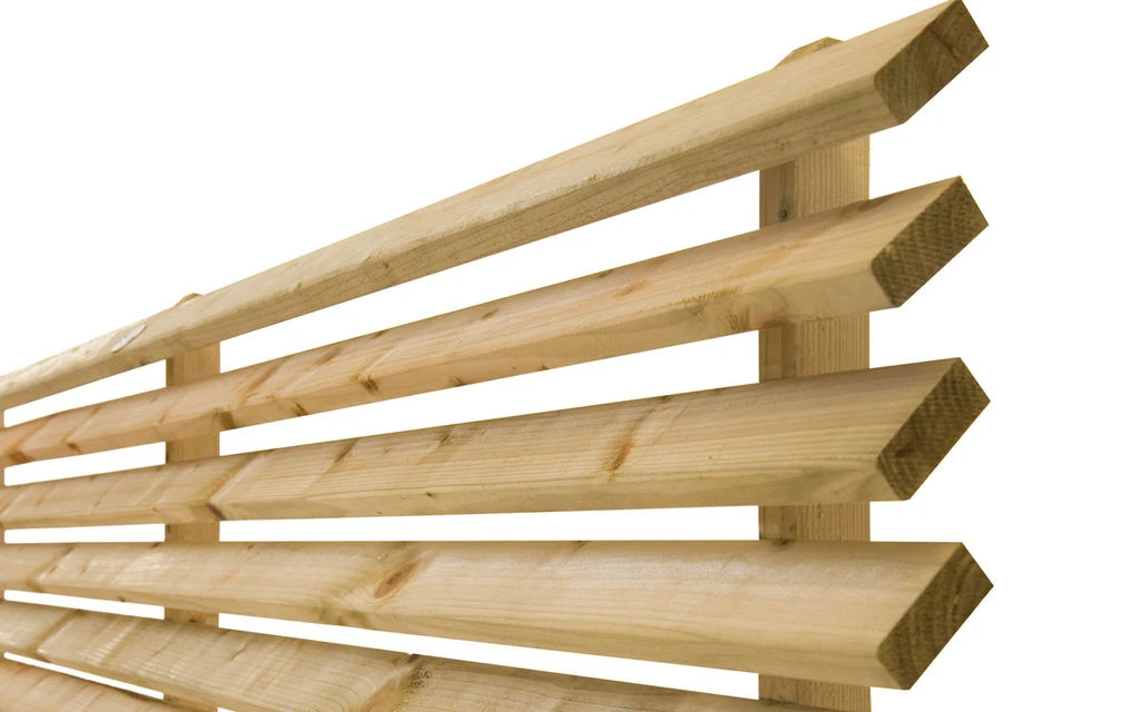 Vuren Jalouziescherm Groen Geïmpregneerd 90 x 180 cm - Afbeelding 2