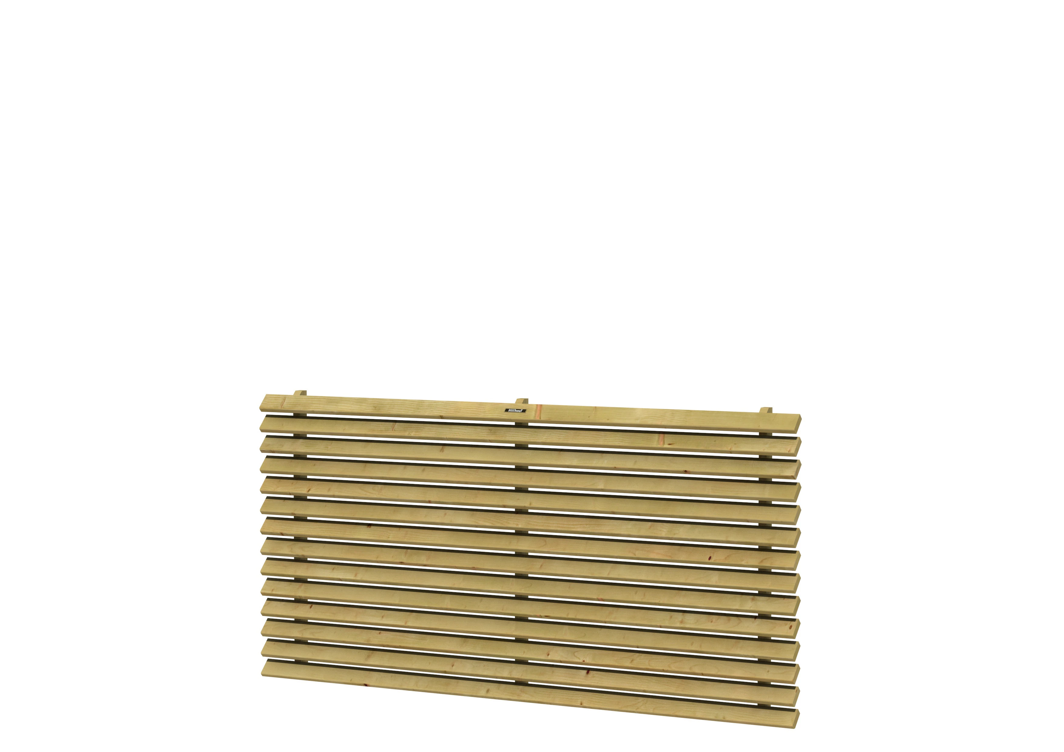 Vuren Jalouziescherm Groen Geïmpregneerd 90 x 180 cm - Afbeelding 1