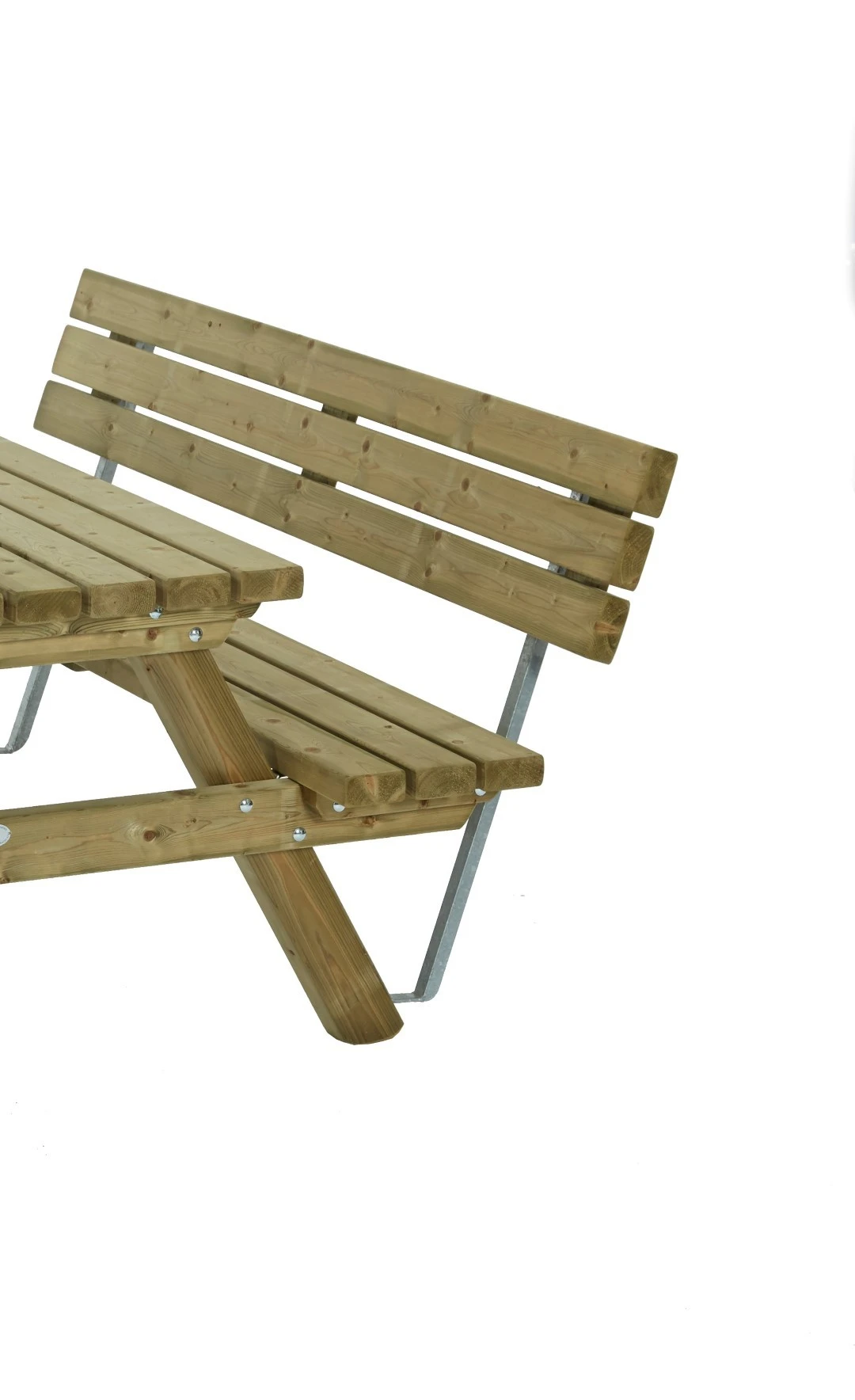 Talen Rugleuning tbv picknicktafel 200 cm - Afbeelding 1