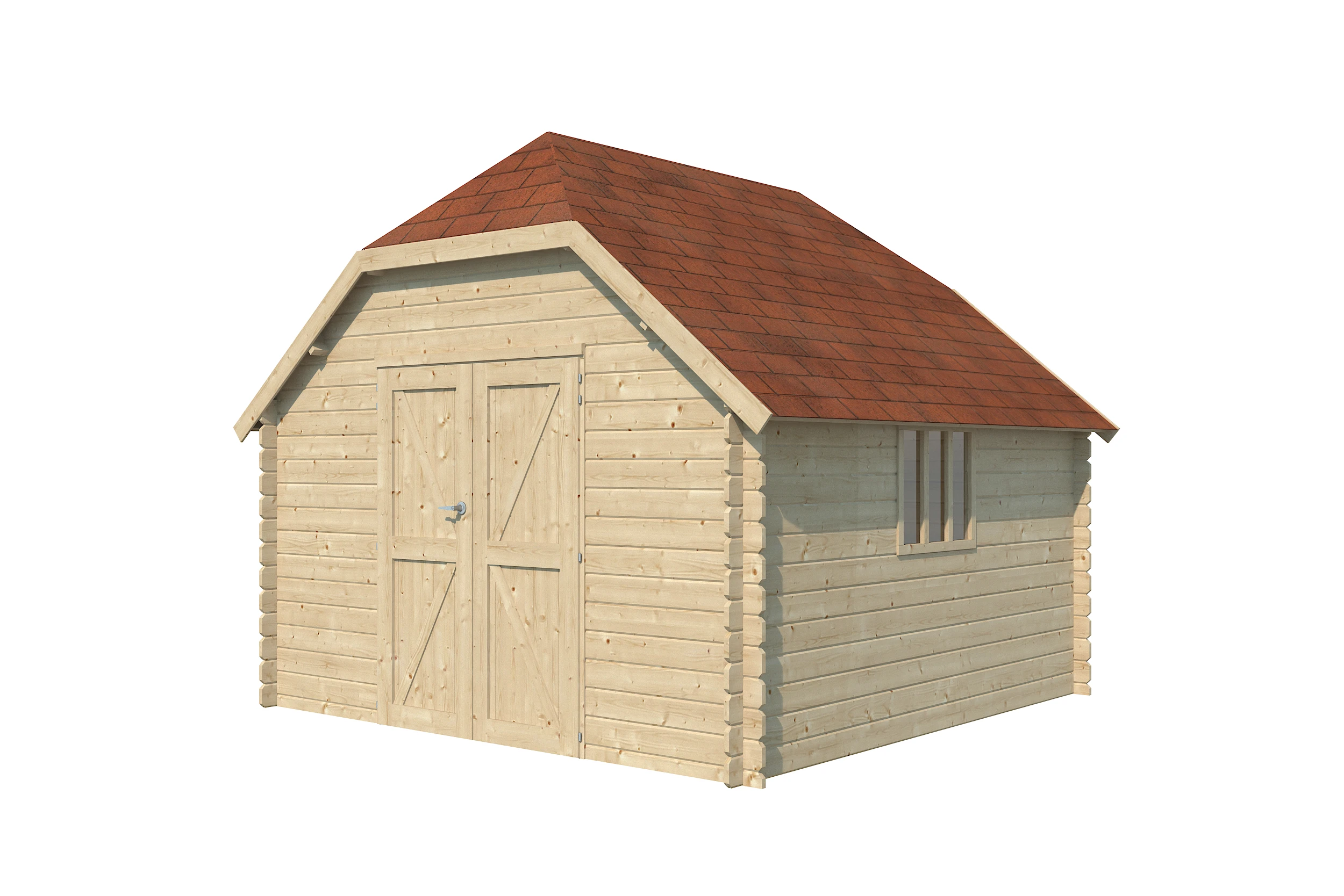 Woodlands Blokhut Oxford L 355 x 355 cm - Afbeelding 9
